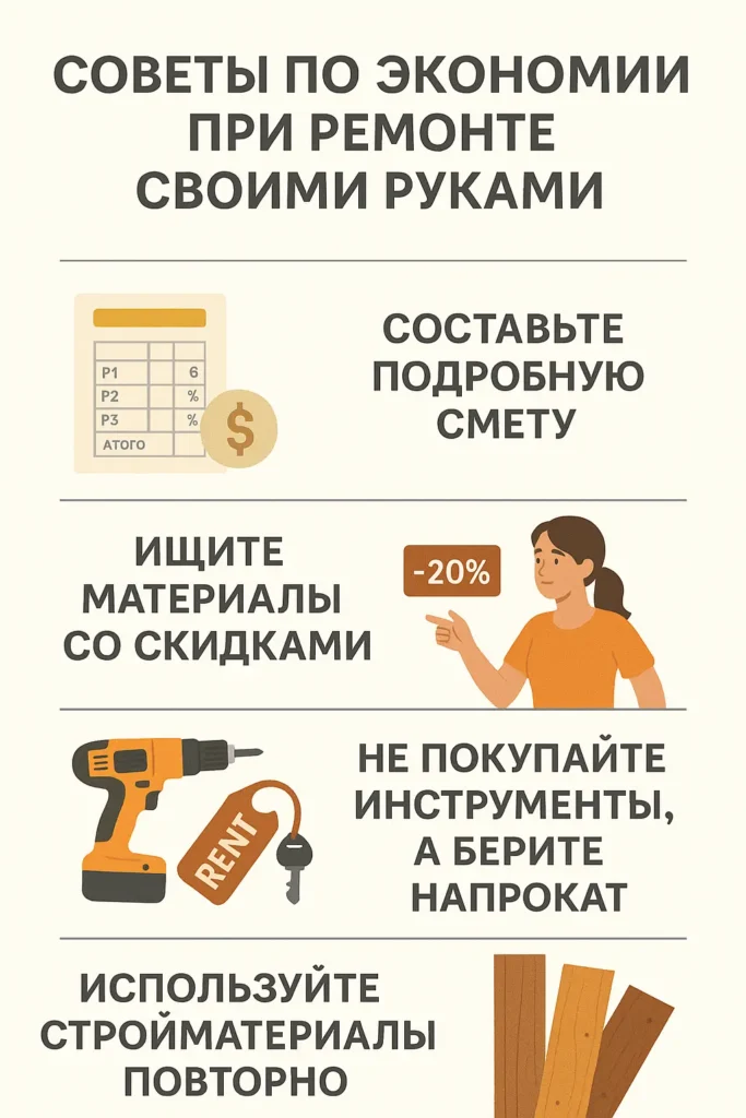Лайфхаки экономии на ремонте квартиры
